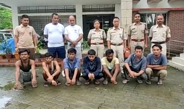 বোকাখাতৰ নুমলীগড়ত ড্ৰাগছ সহ সাতজনক আটক  : আন্ত:ৰাষ্ট্ৰীয় ড্ৰাগছ বিৰোধী দিৱৰ দিনাই বোকাখাত আৰক্ষীৰ সাফল্য  :