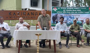 কাজিৰঙা ৰাষ্ট্ৰীয় উদ্যানত বন্যপ্ৰাণী সপ্তাহৰ শুভাৰম্ভ  :  মিহিমুখত উদ্বোধনী অনুষ্ঠান  :