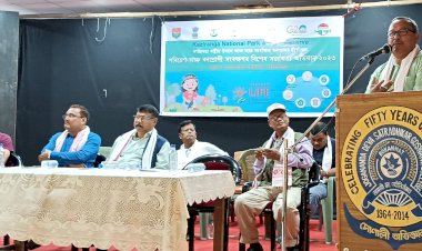 কাজিৰঙা ৰাষ্ট্ৰীয় উদ্যান আৰু ব্যাঘ্ৰ সংৰক্ষিত বনাঞ্চলৰ উদ্যোগত বোকাখাতৰ জে ডি এছ জি মহাবিদ্যালয়ত পৰিৱেশ অনুকূল জীৱন শৈলী শীৰ্ষক বিশেষ সজাগতা সভা  :