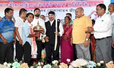 भारतीय राष्ट्रीय महिला क्रिकेट टीम की खिलाड़ी बोकाखात की बेटी उमा छेत्री का बोकाखात में भव्य अभिनंदन :