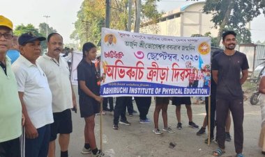 জিলা মাষ্টাৰ্চ এথলেটিকচ সন্থাৰ উদ্যোগত বোকাখাততো অভিৰুচি ক্ৰীড়া দিৱস উদযাপন :