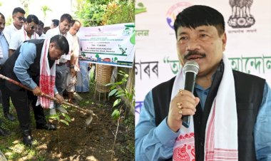 বোকাখাতৰ অমৃত বৃক্ষ আন্দোলনৰ কাৰ্যসুচীত মন্ত্ৰী অতুল বৰাৰ বৃক্ষ ৰোপণ : বোকাখাতৰ খণ্ড প্ৰাথমিক স্বাস্থ্য কেন্দ্ৰৰ নতুন ভৱনৰ শিলান্যাস সম্পাদন :