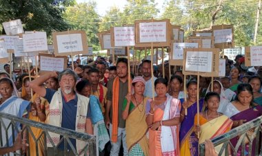 মিচন বসুন্ধৰাত ৰাইজৰ আবেদন নাকচ হোৱাৰ পটভূমিত বোকাখাতত  প্ৰতিবাদ  :