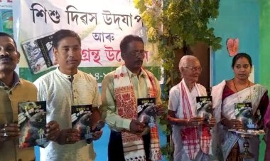 বোকাখাতৰ ১নং পৰঙণীয়া জ্যোতি প্ৰাথমিক বিদ্যালয়ত প্ৰধান শিক্ষক নবীন চন্দ্ৰ দাসৰ 'চন্দ্ৰযান -৩, এক বৰ্ণিল যাত্ৰা' উন্মোচন :