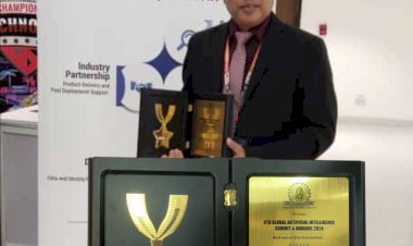 কৃত্ৰিম বুদ্ধিমত্তাত দেখুৱা পাৰ্দশিতা আৰু উদ্ভাৱনী কৌশলৰ বাবে অনুপম শইকীয়া আৰু তেওঁৰ মেটভিয়ান টেকন'লজি প্ৰাইভেট লিমিটেডলৈ আন্তৰাষ্ট্ৰীয় গেইচা বঁটা ২০২৪ : দিল্লীত অনুষ্ঠিত চতুৰ্থ গ্ল’ৱেল এ আই চুমিটৰ বিশেষ অনুষ্ঠানত এই বঁটা গ্ৰহন কৰে অনুপম শইকীয়াই  :