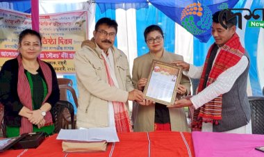 বোকাখাতৰ অজন্তা তালুকদাৰলৈ 'সংবাদ সাহিত্য সংস্কৃতি সৌৰভ' বঁটা :