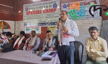 বোকাখাতৰ কলাখোৱা গাওঁত জে ডি এছ জি মহাবিদ্যালয়ৰ ৰাষ্ট্ৰীয় সেৱা আঁচনিৰ বিশেষ শিৱিৰ :