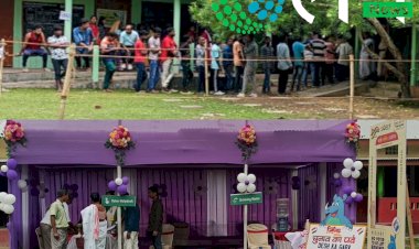 লোকসভাৰ প্ৰথম পৰ্যায়ৰ ভোটগ্ৰহন :  ১০৫ নং বোকাখাত বিধানসভা সমষ্টিত ১৮৭ টা ভোট গ্ৰহণ কেন্দ্ৰত আৰম্ভ হৈছে ভোটগ্ৰহন  : পুৱা ৯ বজালৈকে ভোটদানৰ হাৰ ১২.৯৭ শতাংশ :