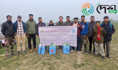 কাজিৰঙা ৰাষ্ট্ৰীয় উদ্যানৰ কাষৰীয় ব্ৰহ্মপুত্ৰৰ চাপৰিত পশুধনক প্ৰতিষেধক প্ৰদান অভিযান : ভক্তে চাপৰিৰ ৭৪৪ টা পশুধনক প্ৰতিষেধক প্ৰদানেৰে প্ৰথম অভিযান  :