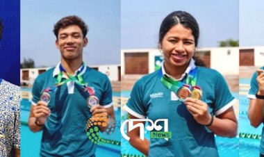 ছিংগাপুৰ সাঁতোৰ প্ৰতিযোগিতাত অসমৰ সাঁতোৰবিদৰ সাফল্য : মুঠ ৬ পদকেৰে উজলিল অসমৰ আস্থাৰ চৌধুৰী , তীৰ্থাংক পেগু , বিক্ৰম চাংমাই আৰু জাহ্নৱী কাশ্যপ :