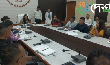 Discussion on Preparations for Possible Flood Situation in Bokakhat Co-District .