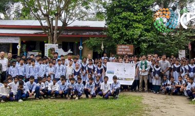 বোকাখাত সমজিলাৰ জাপৰিপথাৰ মাধ্যমিক বিদ্যালয়ত উলুম’ৰা চৰাইৰ সংৰক্ষণৰ  সজাগতা অনুষ্ঠান :