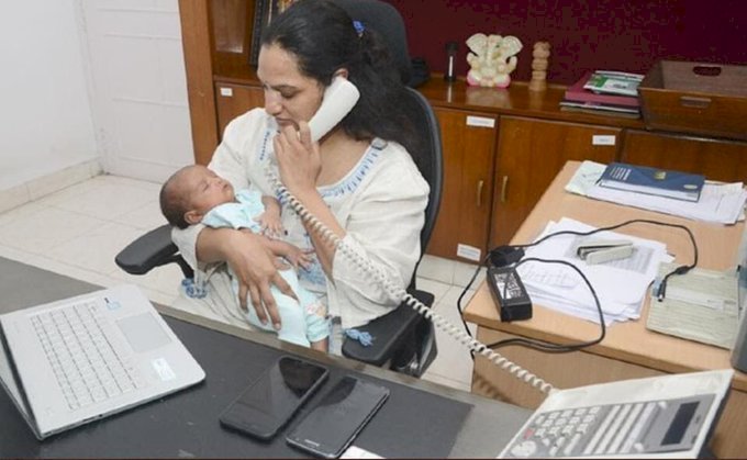 দেশৰ সংকটৰ সময়ত নল’লে মাতৃত্বকালীন ছুটী