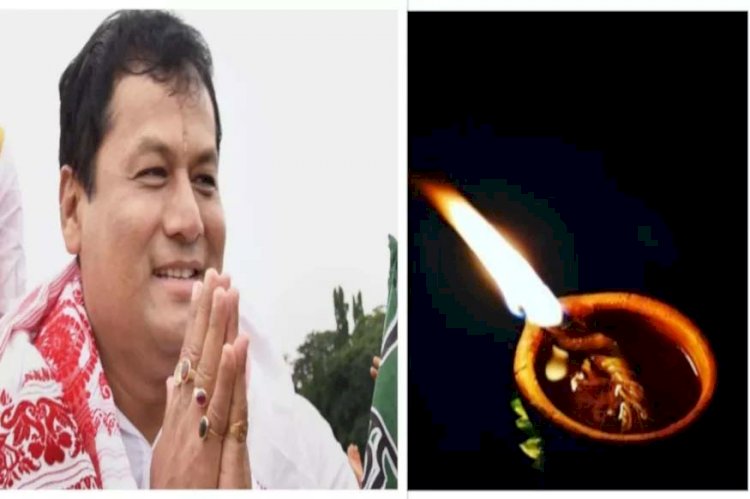 মুখ্যমন্ত্ৰীৰ আহ্বানত ৰাজ্যবাসীয়ে জ্বলালে মংগল বন্তি