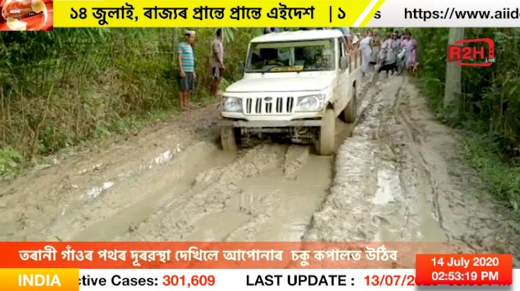 মাৰ্ঘেৰিটাৰ পেঙ্গেৰী অঞ্চলৰ তৰানী গাঁওৰ উন্নয়নৰ নমুনা