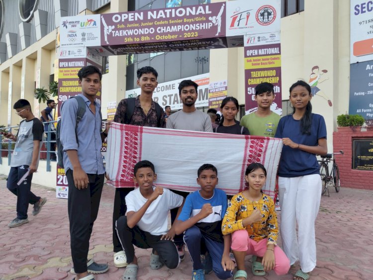 উত্তৰ প্ৰদেশৰ নয়ডাৰ ইনড'ৰ ষ্টেডিয়াত অনুষ্ঠিত মুক্ত ৰাষ্ট্ৰীয় টাইকোৱাণ্ডো প্ৰতিযোগিতাত অসম দলৰ সাফল্য : ৮ জন খেলুৱৈৰ স্থান লাভ :