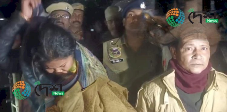 নুমলীগড় লৱনঘাটৰ পৰা পত্নীসহ চোৰাংচিকাৰীক আটক : গঁড়ৰ দেহাংশ উদ্ধাৰ :