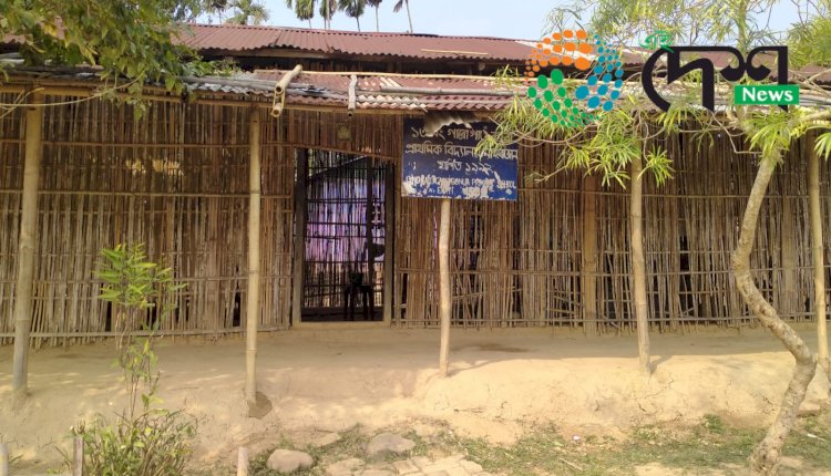 জৰাজীৰ্ণ বোকাখাতৰ গাৰোপাৰা প্ৰাথমিক বিদ্যালয় : শিক্ষা অধিকাৰৰ পৰা বঞ্চিত কন কন ছাত্ৰ ছাত্ৰী :