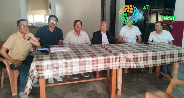 বোকাখাতৰ নৱ নিৰ্মিত লোকনিৰ্মান বিভাগৰ অতিথিশালাৰ নাম আপকুৰ প্ৰতিষ্ঠাপক সভপতি প্ৰয়াত সাংবাদিক ভৱেশ শইকীয়াৰ নামত কৰিবলৈ বোকাখাত প্ৰেছ ক্লাবৰ আহ্বান : কাৰ্য নিৰ্বাহকত সিধান্ত :