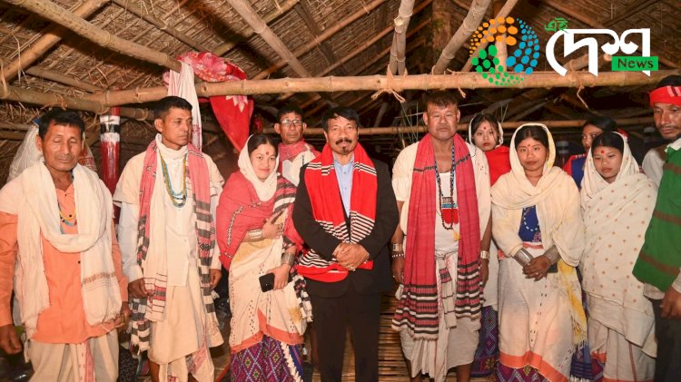 সমাগত বিধানসভা নিৰ্বাচন : সমষ্টিৰ হিতাধিকাৰীৰ মাজত মন্ত্ৰী অতুল বৰা : চাহ শ্ৰমিকৰ ভুমিৰ পট্টা বিতৰণৰ লগতে এলানি কাৰ্যসুচীত অংশগ্ৰহন :