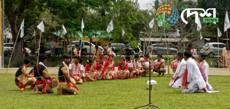 বোকাখাতৰ ৰজাবাৰীত জাতীয়তাবাদী যুৱ ছাত্র পৰিষদে বোকাখাত জিলা সমিতিৰ উদ্যোগত সম্প্ৰীতিৰ বাৰ্তাৰে ব’হাগ নামেৰে ব'হাগ বিহু উদযাপন :