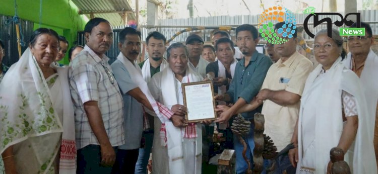 Opening of the Cultural Museum established through the Personal Initiative at Komargaon under Bokakhat Co District  :